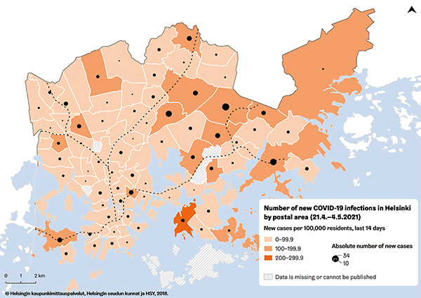 The coronavirus map 05.05.2021