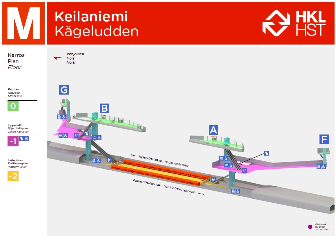 Kuva toimipisteestä: Keilaniemen metroasema G