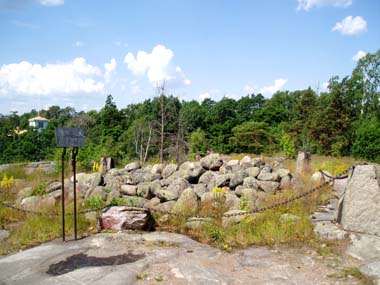 Picture of service point: Pronssikautinen hauta / Bronze-age burrow grave