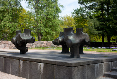 Picture of service point: Katkaistu elämä, Sankarihauta / Life cut short, Soldiers' grave