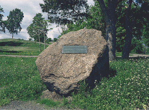 Picture of service point: Rapakivisiirtolohkare/ Geological deposit