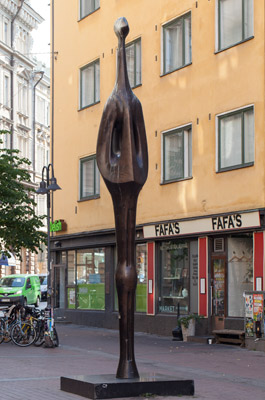 Björn Weckström: The Whistling City-Dweller, 1995. You may not use this photo for commercial purposes. © Photo: Helsinki Art Museum / Hanna Kukorelli