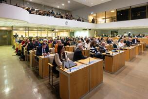 Helsingfors stadsfullmäktige 15.1.2025.